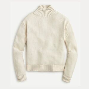 NWT J. Crew mockneck sweater in cotton blend size XS